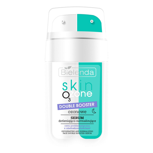 Bielenda Skin O3 Zone Double Booster Ozonowe Serum Dotleniająco-Normalizujące dla Skóry Problematycznej z Nedoskonałościami 2x7,5ml