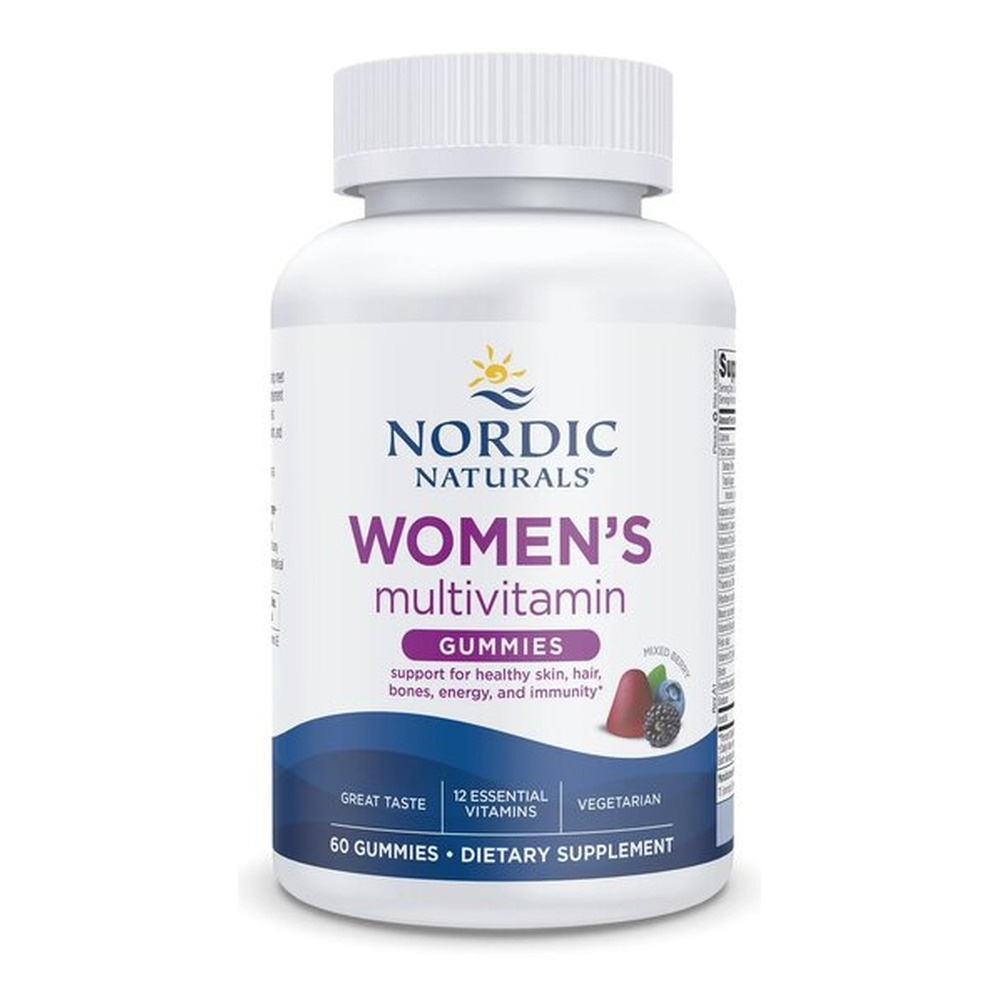 Nordic Naturals Multiwitamina dla Kobiet w Żelkach Mieszanka Owoców Leśnych 60 Żelków