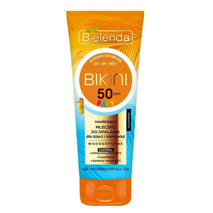Bielenda Bikini Baby UV + IR + HEV Ochronne Mleczko dla Dzieci i Niemowląt od 6 Miesiąca Życia SPF50 100ml