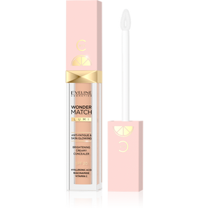 Eveline Wonder Match Lumi Illuminating Concealer with Vitamin C SPF15 No.20 Nude Warm 6.8ml