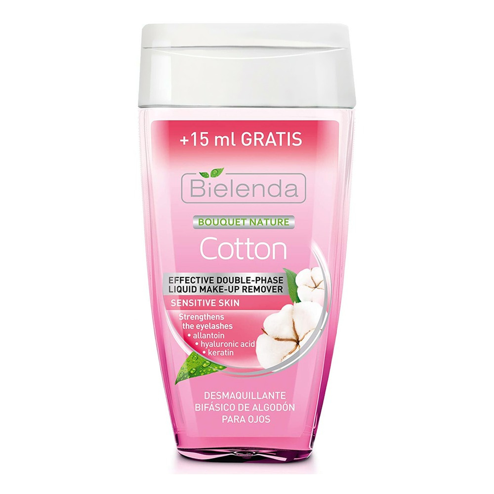 Bielenda Cotton Gentle Double Phase Liquid Make Up Remover 140ml