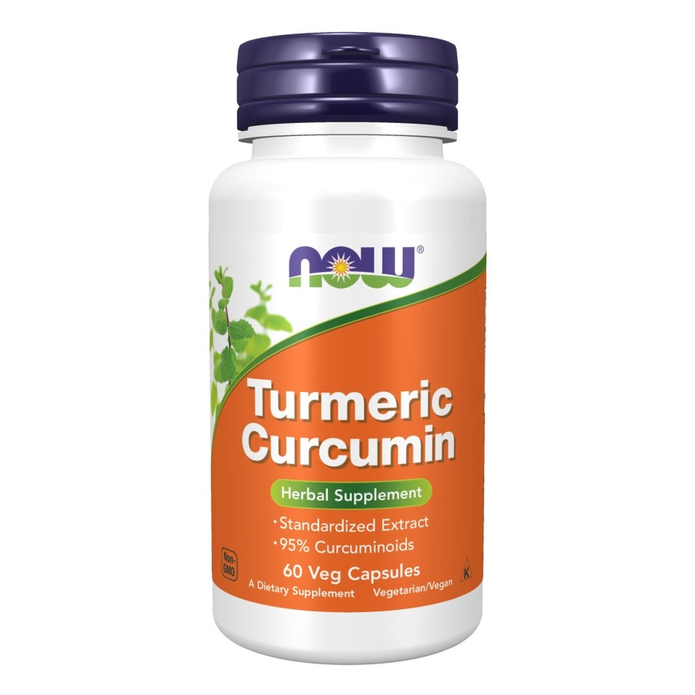 Now Foods Turmeric Curcumin Supports Immunity & Antioxidant Properties 60 Vcapsules