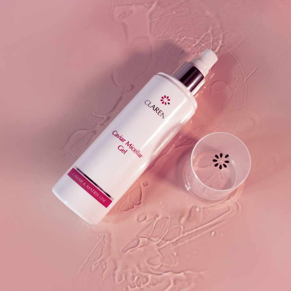 Clarena Caviar & Matrix Line Luxury Micellar Gel for Mature Skin - 200ml
