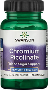 Swanson Chromium Picolinate Featuring Chromax 200mcg 60 Capsules