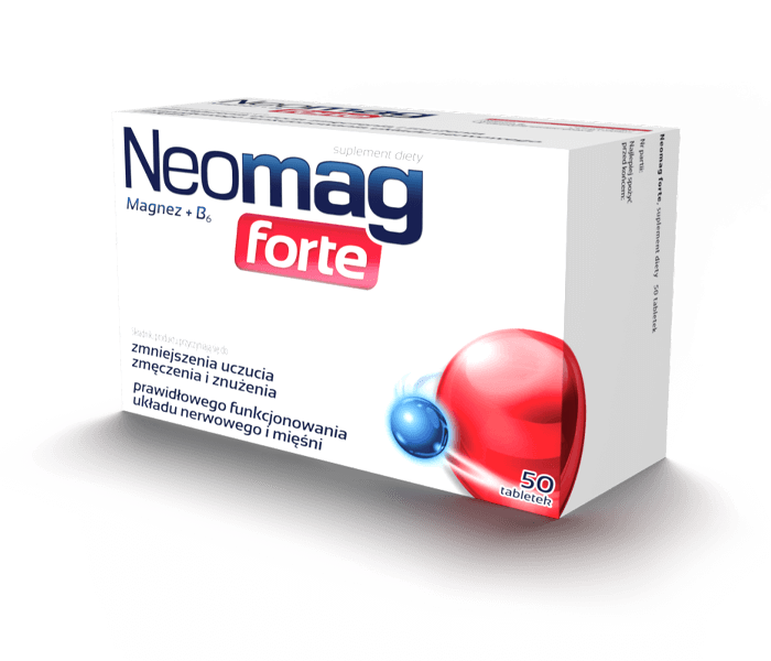 Neomag Forte Magnesium + Vitamin B6 Reducing Fatigue 30 Tablets