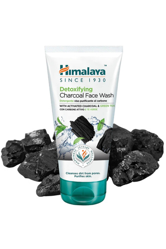 Himalaya Detoxifying Face Wash Gel with Activated Charcoal and Green Tea 150ml