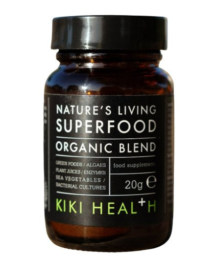 KIKI Health Nature's Living Superfood Green Alkalising Powder to Support Digestion 20g