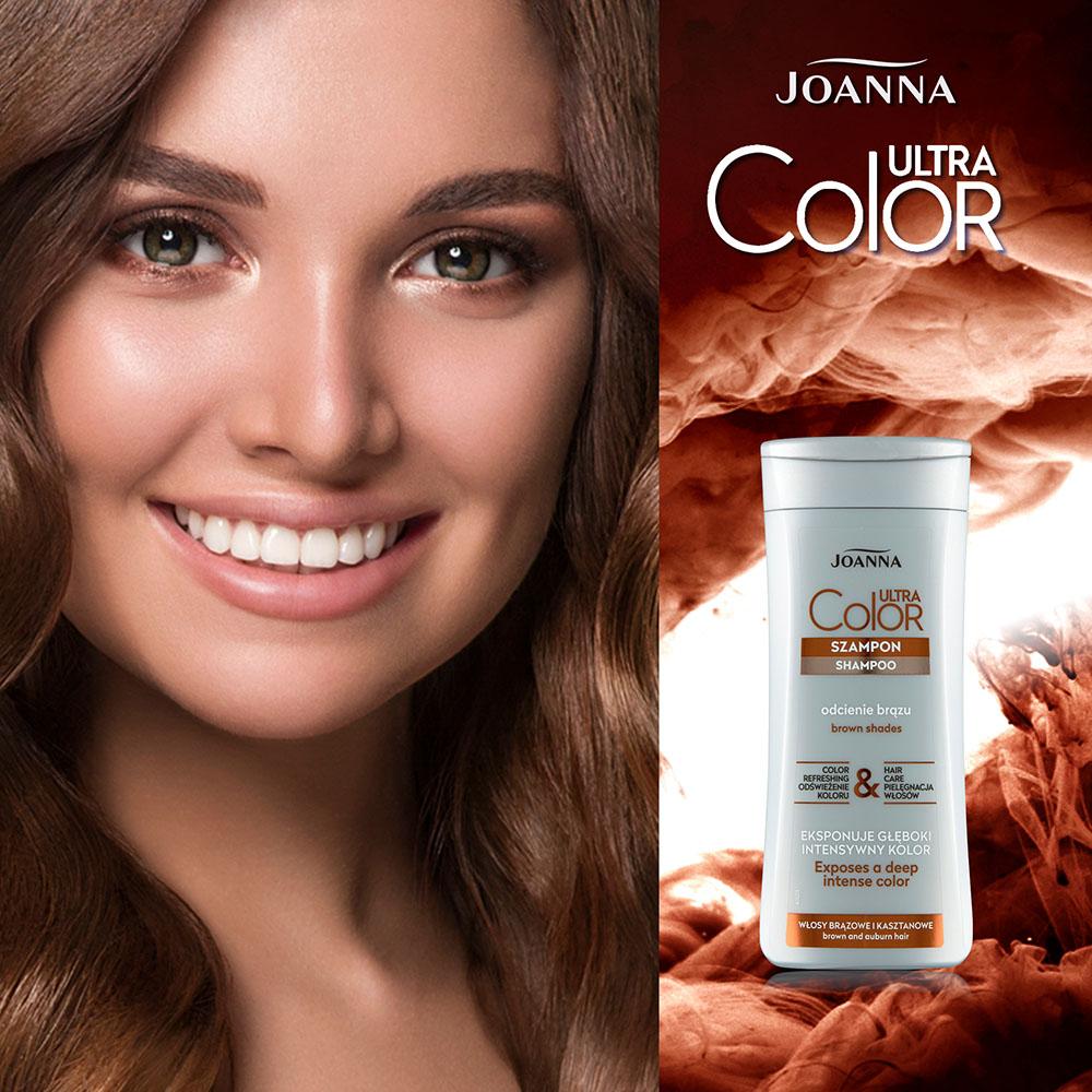 Joanna Color System Szampon Odcienie Brązu 200ml