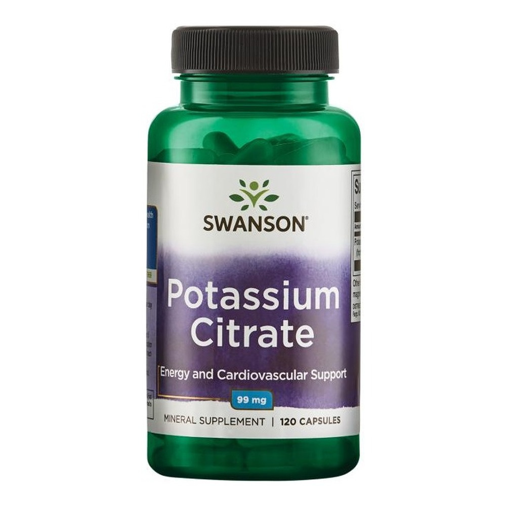 Swanson Potassium Citrate 99mg 120 Kapsułek