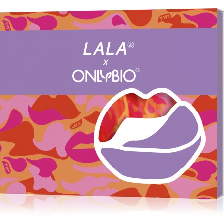 OnlyBio X Plny Lala XL Scrunchie - Strawberries & Oranges, Soft & Stylish Hair Accessory