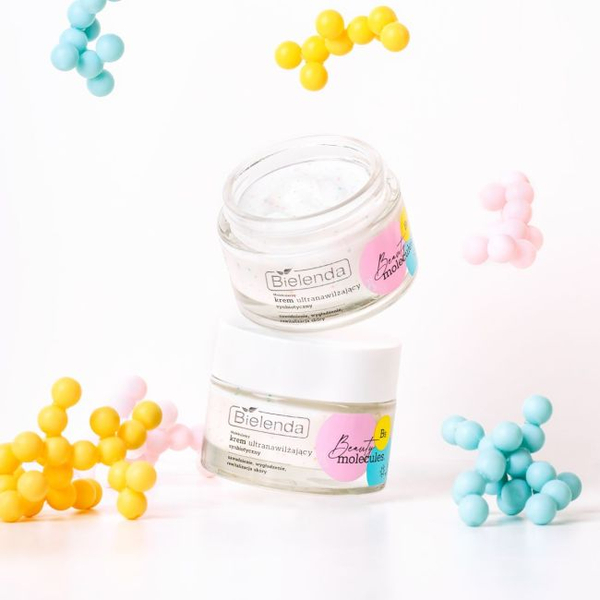 Bielenda Beauty Molecules Molekularny Synbiotyczny Krem Ultranawilżający dla Skóry Odwodnionej i Wrażliwej 50ml