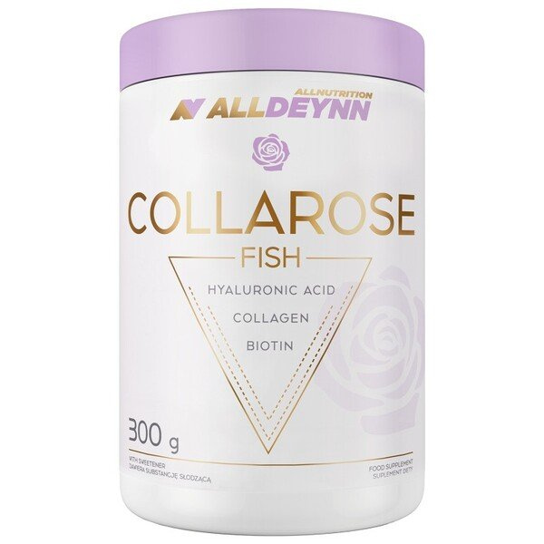 Allnutrition  AllDeynn Collarose Fish Natural dla Zdrowej Skóry Włosów i Paznokci 300g