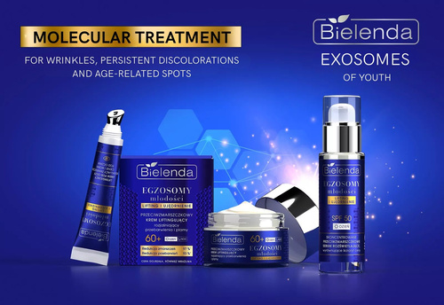 Bielenda Exosomes of Youth Concentrated Anti-Wrinkle Brightening Serum Evening Out Skin Tone SPF50 for Day 30ml