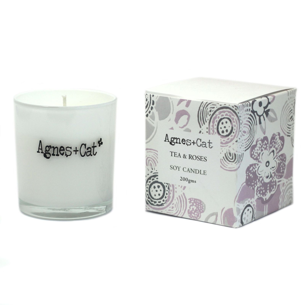 Agnes + Cat Votive Candle - Tea and Roses
