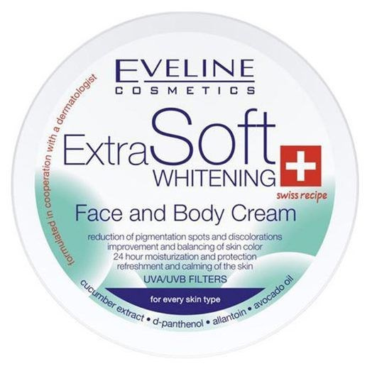 Eveline ExtraSoft Whitening Face and Body Cream 175ml