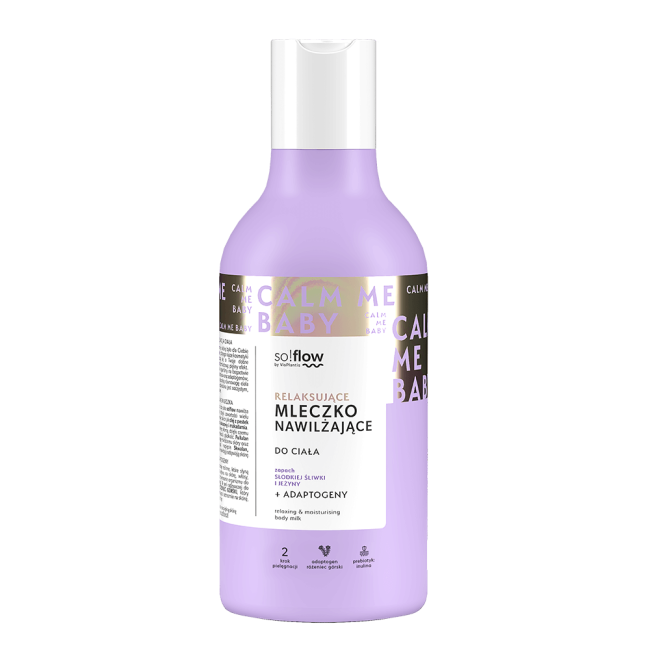 So!Flow Relaxing and Moisturizing Body Milk with Adaptogens 400ml Best Before 23.01.26