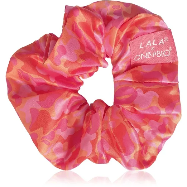 OnlyBio X Plny Lala XL Scrunchie - Strawberries & Oranges, Soft & Stylish Hair Accessory