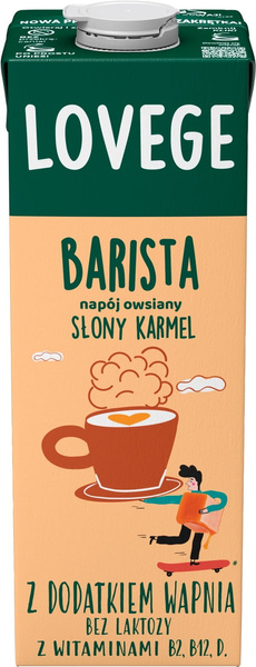 Sante Lovege Barista Drink Oat Salted Caramel 1l