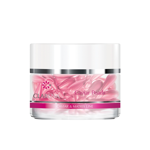 Clarena Caviar & Matrix Line Anti-Wrinkle Pearls for Mature Skin - 30 Luxurious Capsules