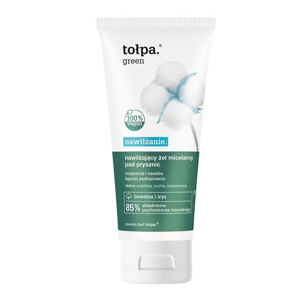 Tolpa Green Moisturizing Micellar Shower Gel for Dry and Sensitive Skin 200ml