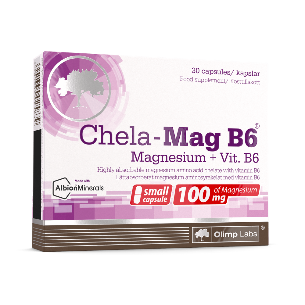 Olimp Chela Mag B6 Supplements the Magnesium Level in Body 30 Capsules