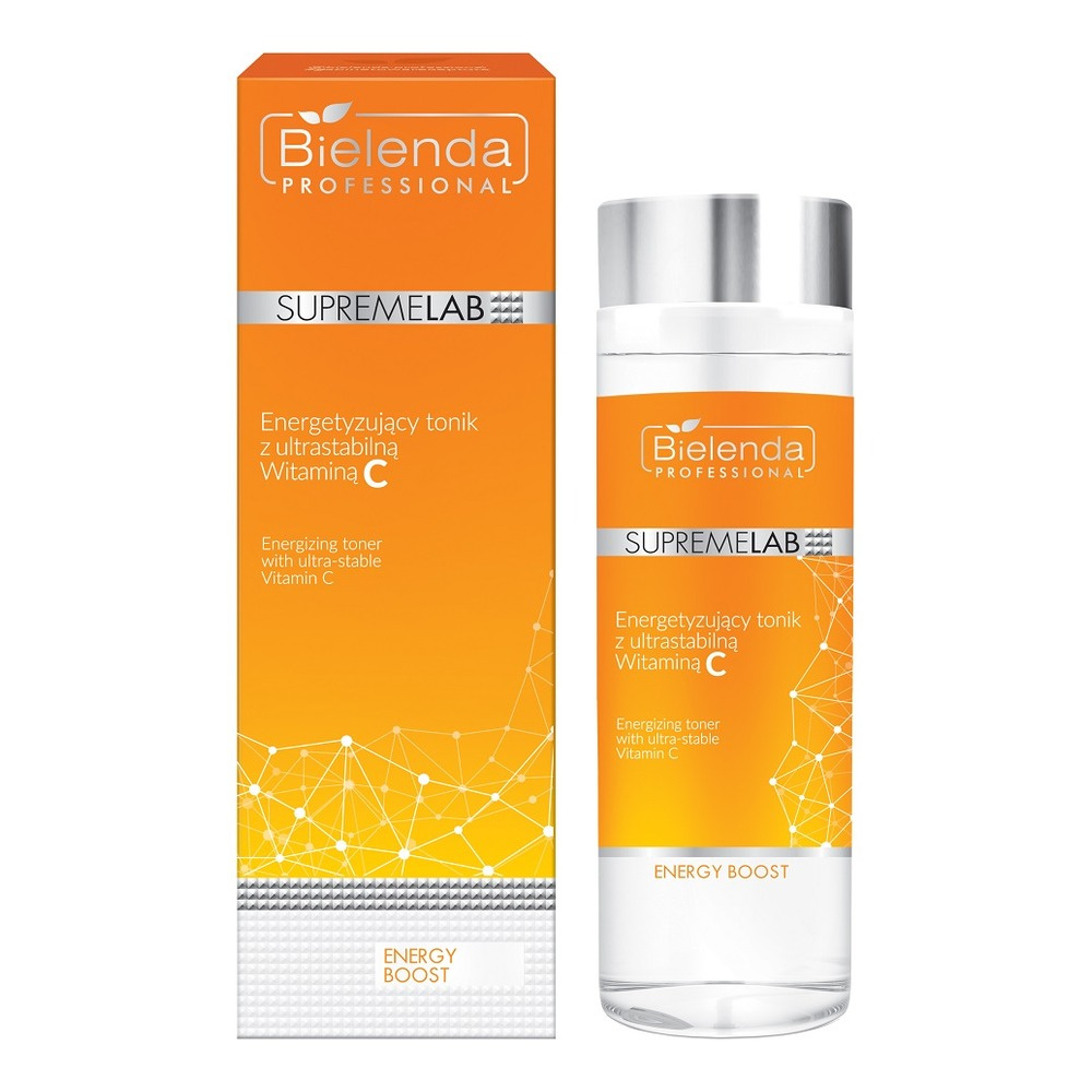 Bielenda Professional Supremelab Energy Boost Energizujący Tonik do Twarzy ze Stabilną Witaminą C 200ml