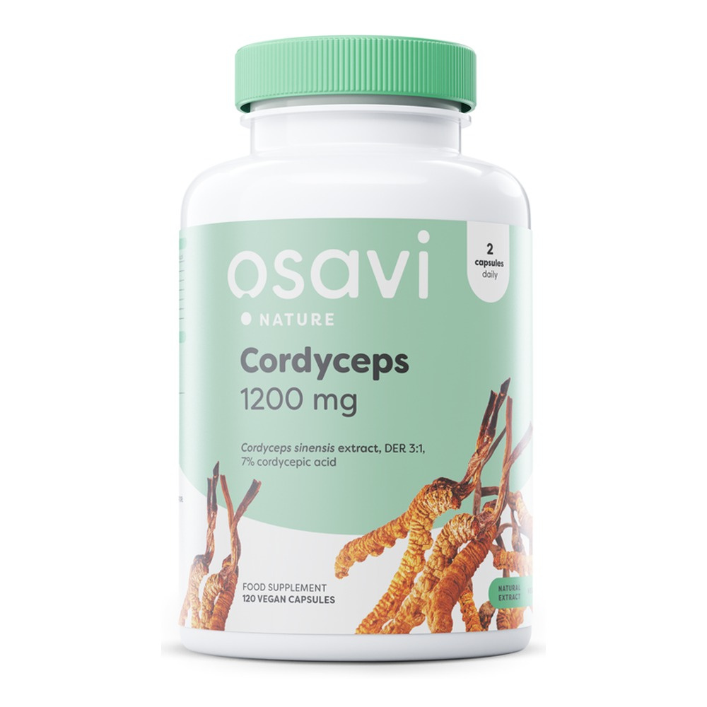 Osavi Cordyceps 1200mg for Energy and Immune Support 120 Vegan Caps
