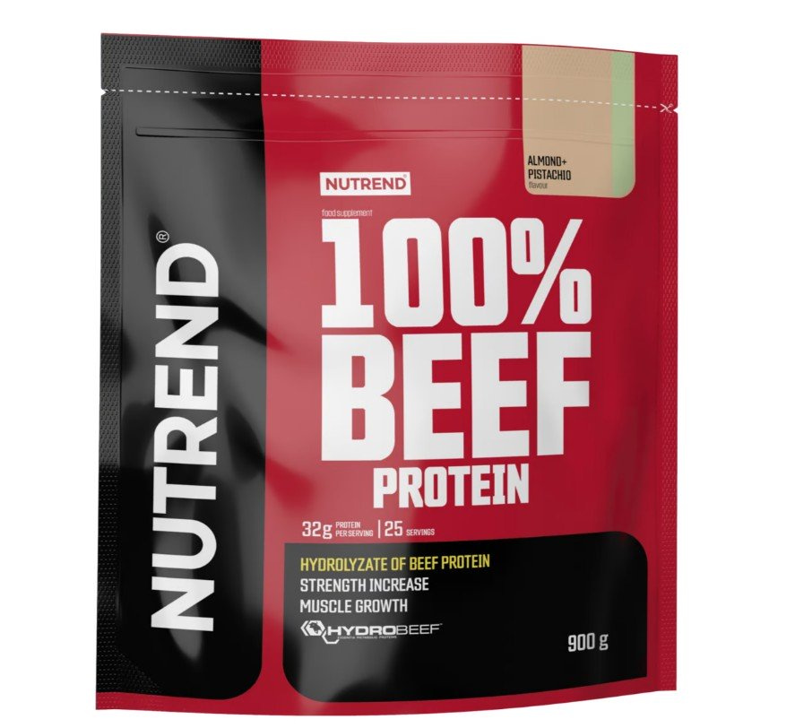 Nutrend 100% Beef Protein Migdał Pistacja Odżywka Białkowa Na Wzrost Mięśni 900g
