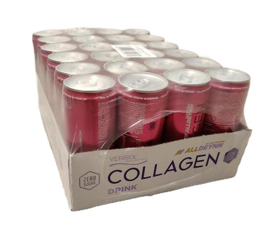 AllDeynn Collagen Drink Cherrytini Non-carbonated Collagen Drink 24x330ml