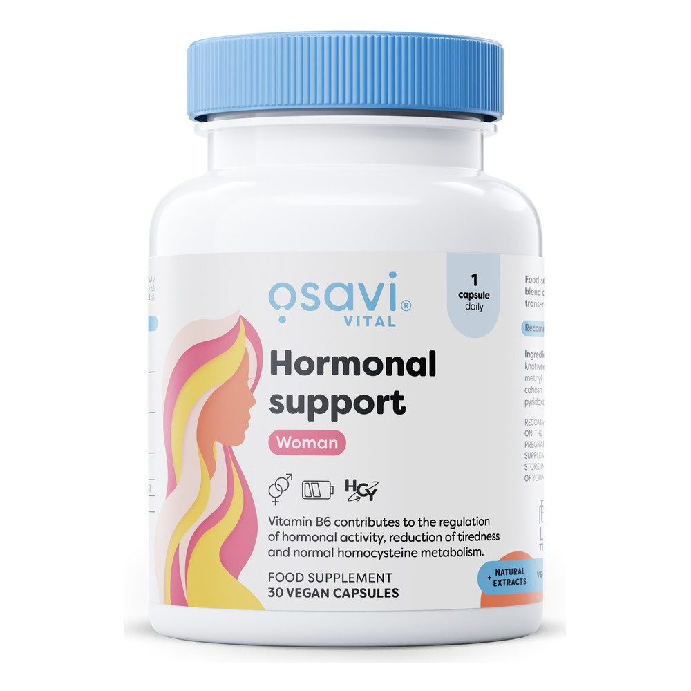 Osavi Hormonal Support Woman Supplement for Hormonal Balance 30 Vegan Caps