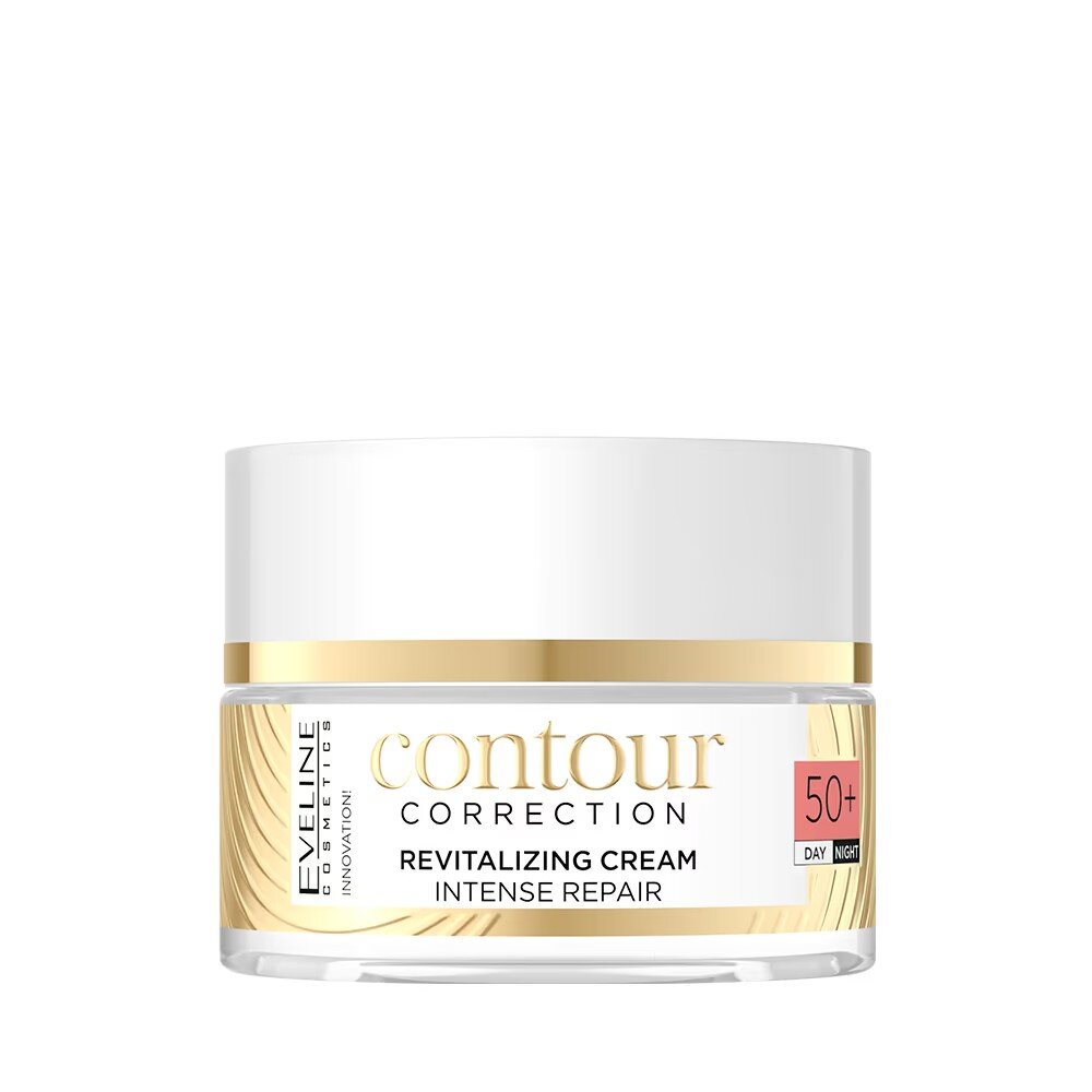 Eveline Contour Correction Krem Rewitalizujący Intensywnie Regenerujący 50+ na Dzień i na Noc 50ml