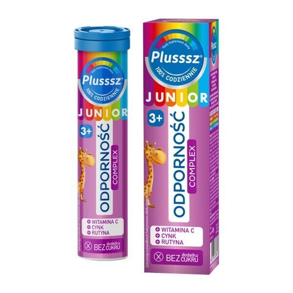 Plusssz Junior Odporność Complex Tabletki Musujące 20 Sztuk