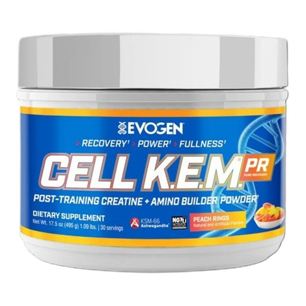 Evogen Cell K.E.M. PR Formuła potreningowa, Peach Rings 495g