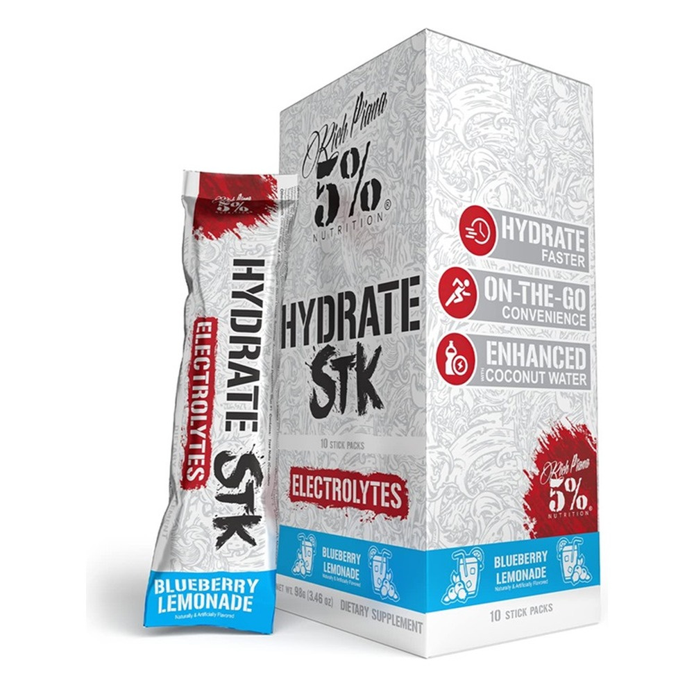 5% Nutrition Hydrate Legendary Series Stick Packs, Borówka i lemoniada 10 x 9g