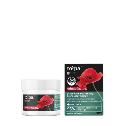 Tołpa Green Odmłodzenie Przeciwzmarszczkowy Krem Ujędrniający na Noc 50ml