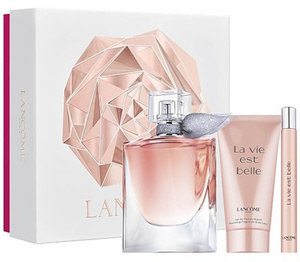 Lancome La Vie Est Belle Woda Perfumowana 50ml EDP  Woda Perfumowana 10ml EDP Balsam do Ciała 50ml Zestaw dla Kobiet 1 Sztuka