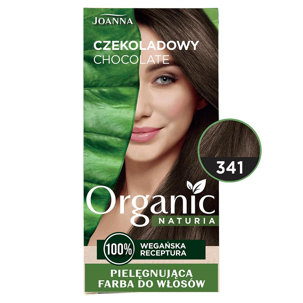 Joanna Naturia Organic Farba do Włosów Nr 341 Czekoladowy 1 sztuka