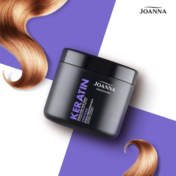 Joanna Professional Rebuilding Mask with Keratin for Brittle Hair 500ml