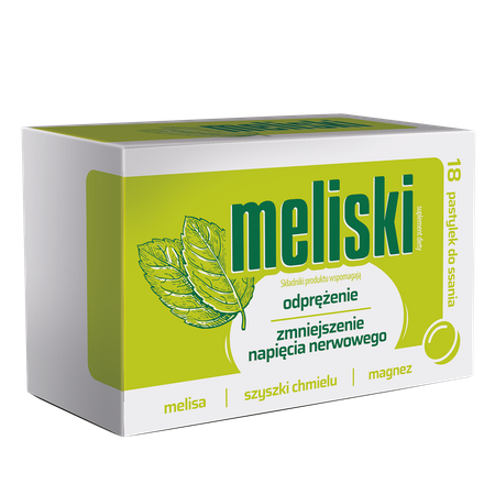 Meliski - pastylki do ssania 18 Sztuk