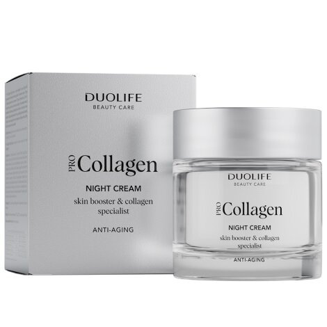 DuoLife Pro Collagen Regenerating Face Cream for Night 50ml Best Before 31.08.25