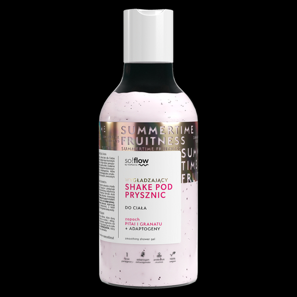 So!Flow by Vis Plantis Smoothing Shower Shake Pitaya and Pomegranate 400ml