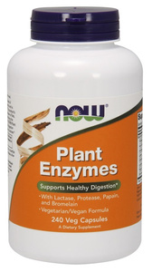 Now Foods Plant Enzymes Digestive Support 240 Capsules