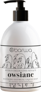 Barwa Pure Calm Soothing Oatmeal Liquid Soap for Sensitive and Dry Skin 450ml