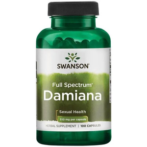 Swanson Damiana 510mg 100 Capsules