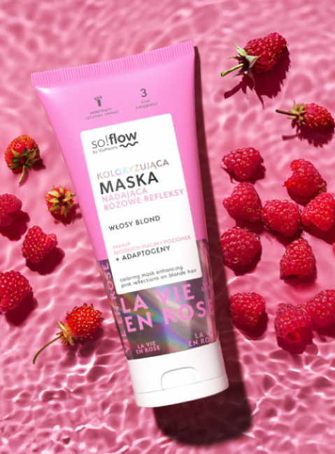 So!Flow Coloring Mask Giving Pink Reflections for Blonde Hair 200ml