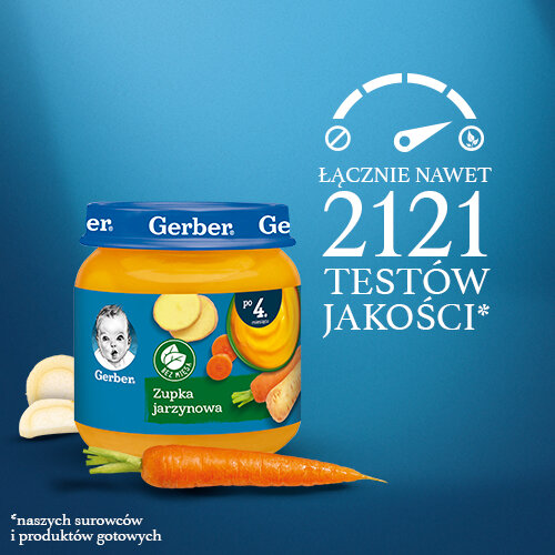 Gerber Vegetable Soup for Babies after 4 Months Onwards 125g