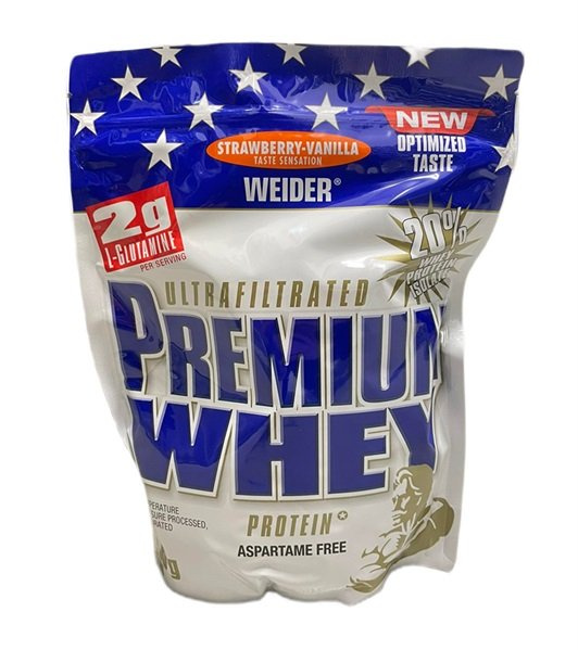 Weider Premium Whey, Strawberry Vanilla - 500g