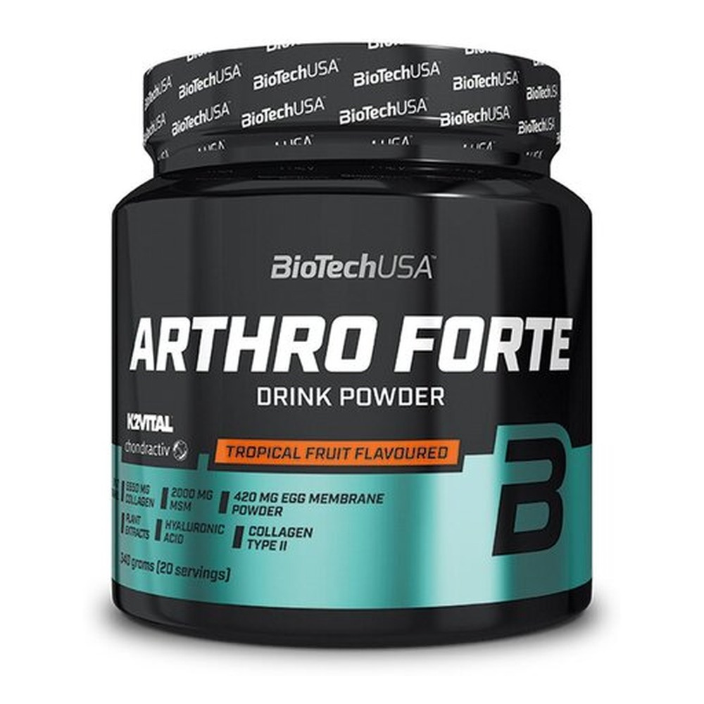 BioTechUSA Arthro Forte Drink Powder Formuła z kolagenem, Owoce tropikalne 340g
