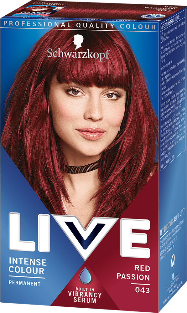 Schwarzkopf Live Intense Hair Colour Red Passion 43