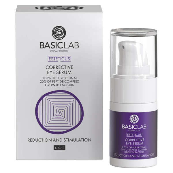 BasicLab Esteticus Corrective Eye Serum Pure Retinal 0.03% 15ml